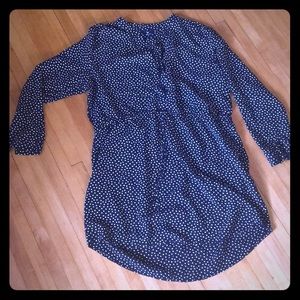 Black & White triangle design GAP drawstring dress